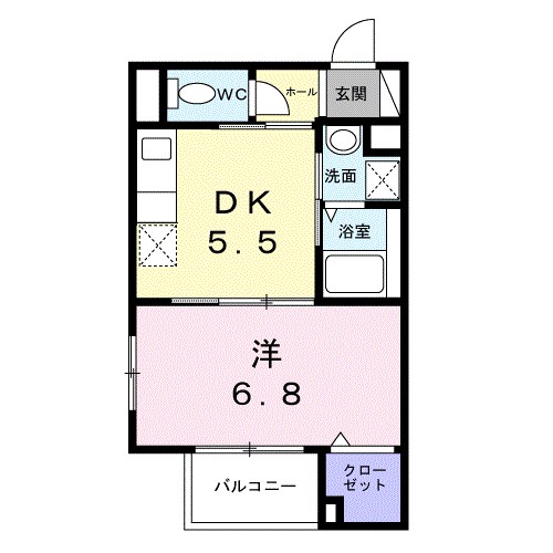 フェリーチェ深沢 間取り図