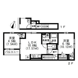 メイズ碑文谷 間取り図