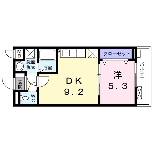 メゾン・ルーク山栄 404号室 間取り