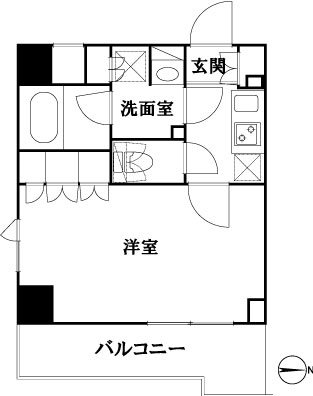 ルーブル池袋弐番館 202号室 間取り
