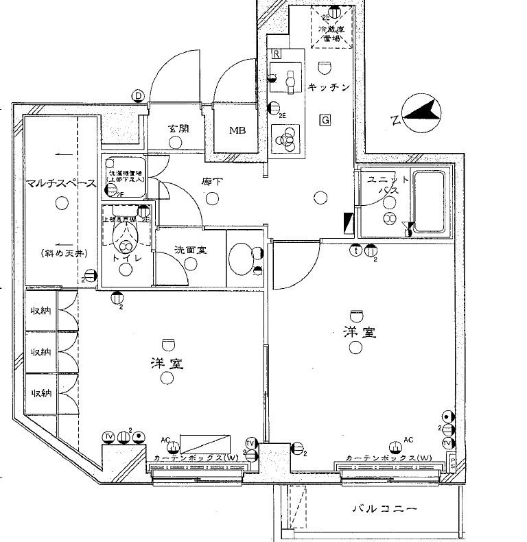 ルーブル渋谷松濤 501号室 間取り