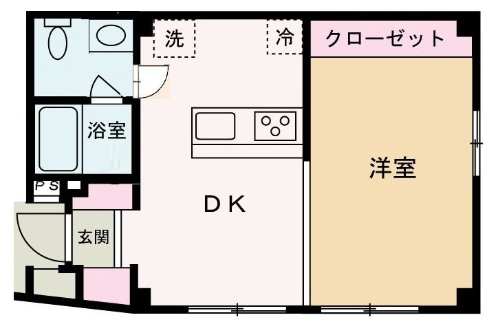 Impleos池袋椎名町 201号室 間取り