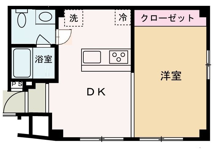 Impleos池袋椎名町 101号室 間取り