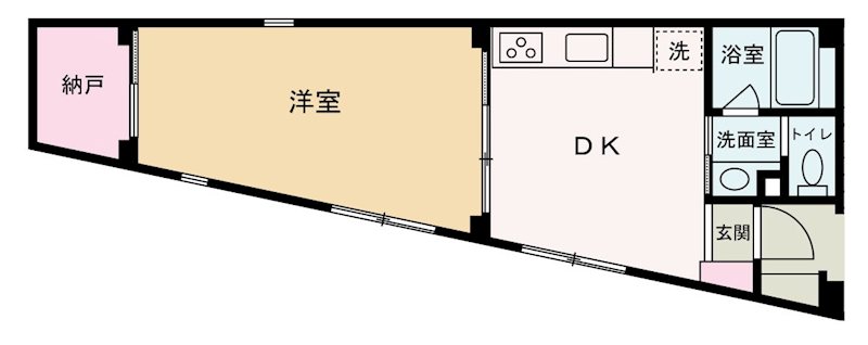 Impleos池袋椎名町 202号室 間取り