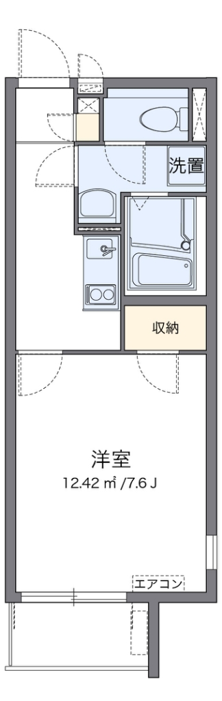 レオネクストカサ　フェリス 101号室 間取り