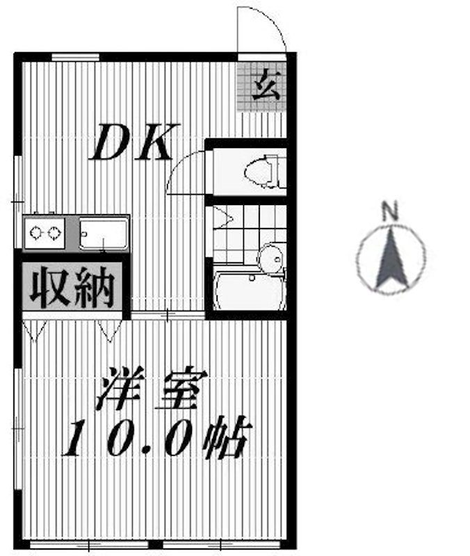 モナーク西池袋 301号室 間取り