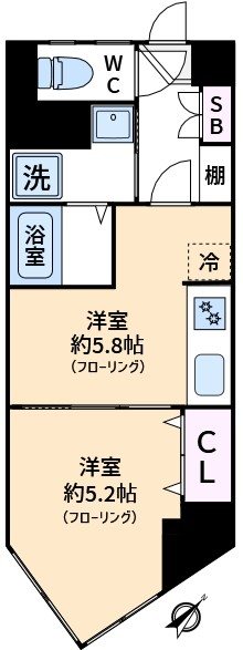 柏木ハイツ 3階号室 間取り