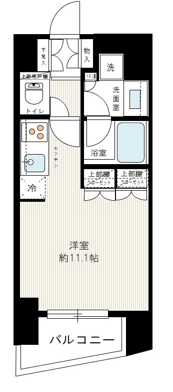 ダイナシティ高円寺 0605号室 間取り