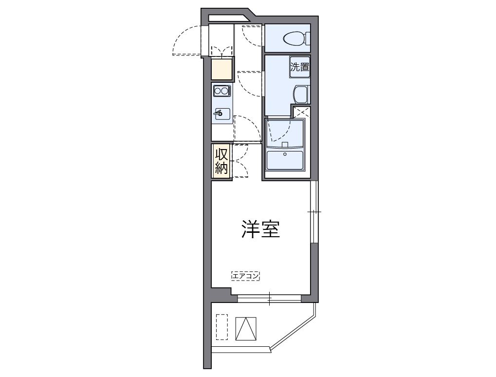 ＬＯＶＩＥ文京音羽 1203号室 間取り