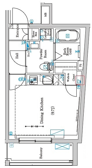 ラフィスタ方南町 304号室 間取り