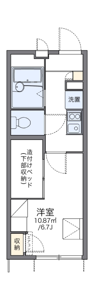 レオパレスセレーヌ新高円寺 105号室 間取り