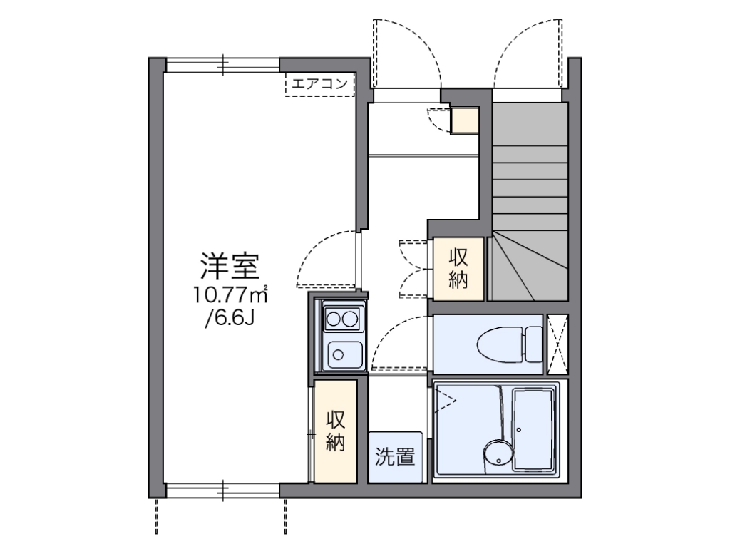 レオネクスト桜丘第３ 102号室 間取り