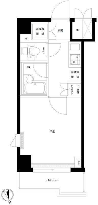 ルーブル大井町参番館 601号室 間取り