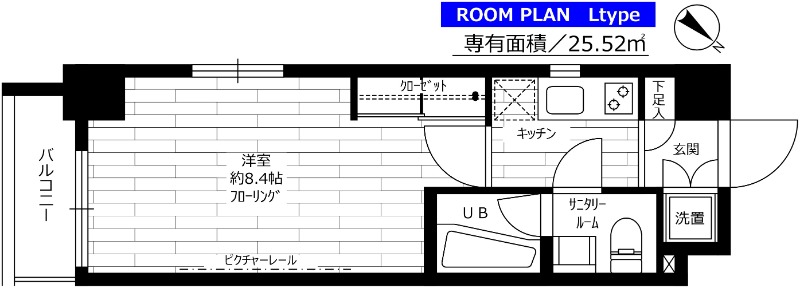 グランドコンシェルジュ白金高輪アジールコート 406号室 間取り