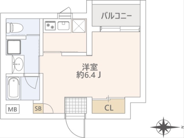 GranDuo世田谷XIII 204号室 間取り