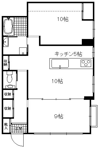 プラザカネコ 間取り図