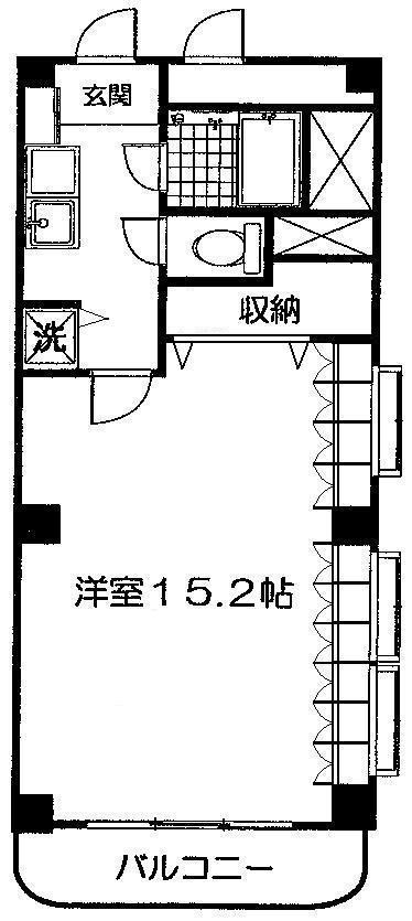 三愛ビル 竹館 403号室 間取り