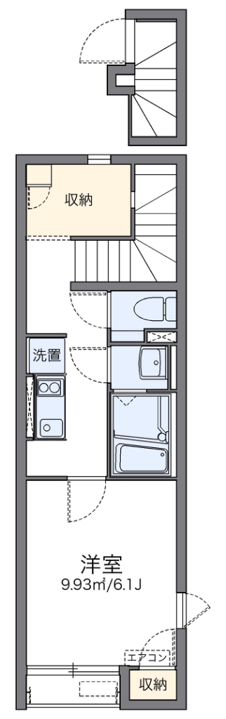 レオネクストミモザ 205号室 間取り