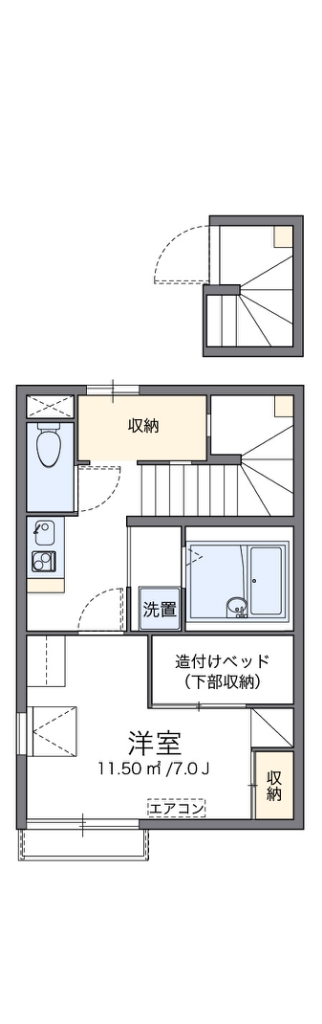 レオパレスプリマベーラ南阿佐谷 205号室 間取り