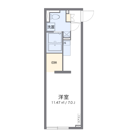 アルク西小山 104号室 間取り