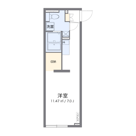 アルク西小山 204号室 間取り