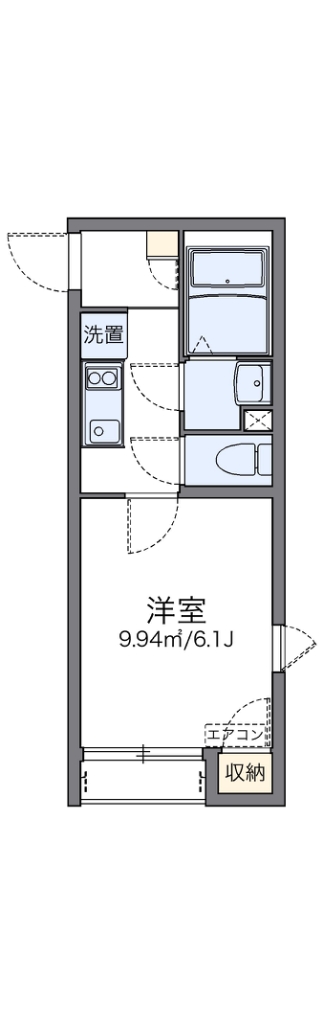 レオネクストライネ 104号室 間取り