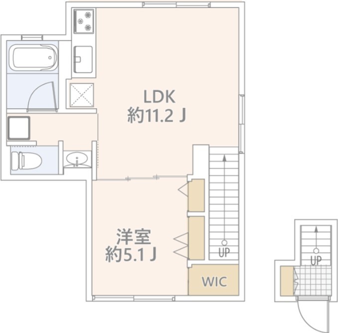 GranDuo代沢III 203号室 間取り