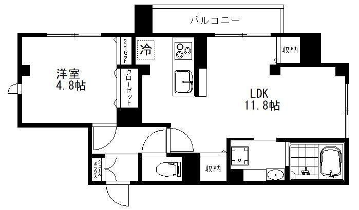 Crest荻窪 301号室 間取り