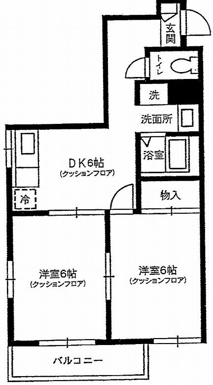 ローザングランデ 間取り図