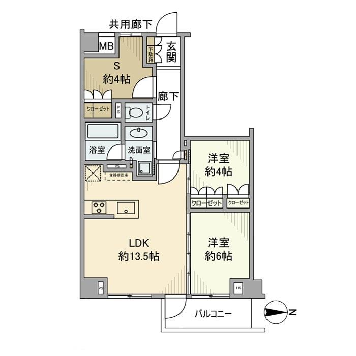オープンレジデンシア目白プレイス 間取り図