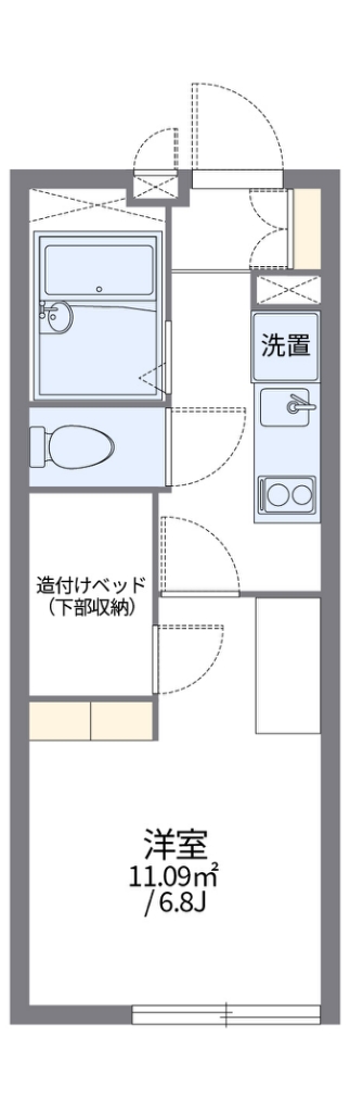 レオパレスプリマベーラ荻窪 202号室 間取り