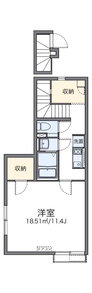 レオネクストＣｏｃｏ　Ｗａｖｅ 間取り図