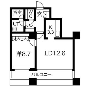 グランパークハイツ 間取り図