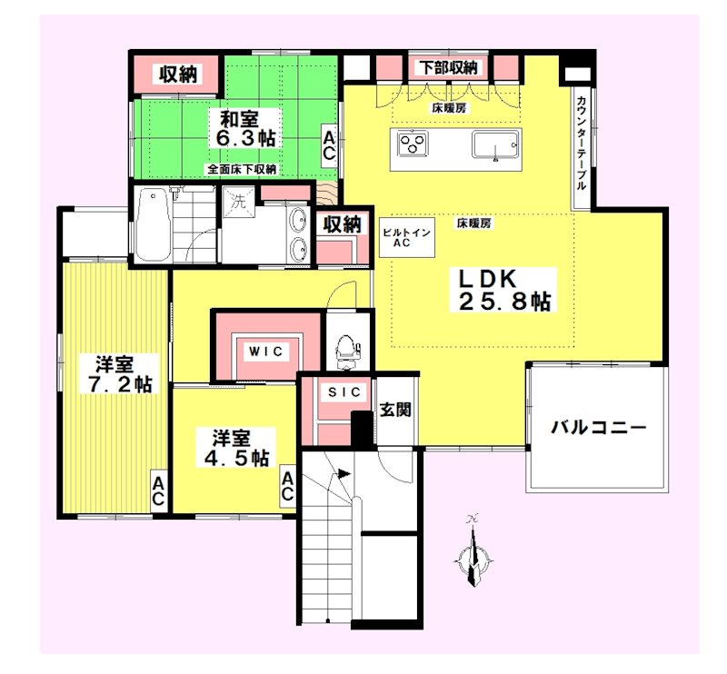 スクエア恵比寿 間取り図