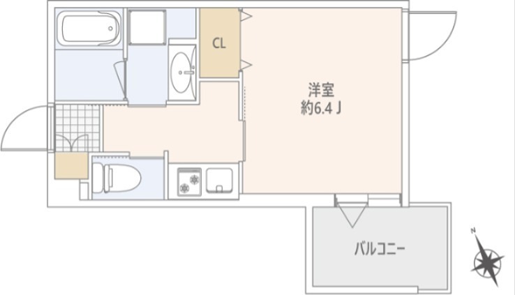 GranDuo下北沢VIII 202号室 間取り