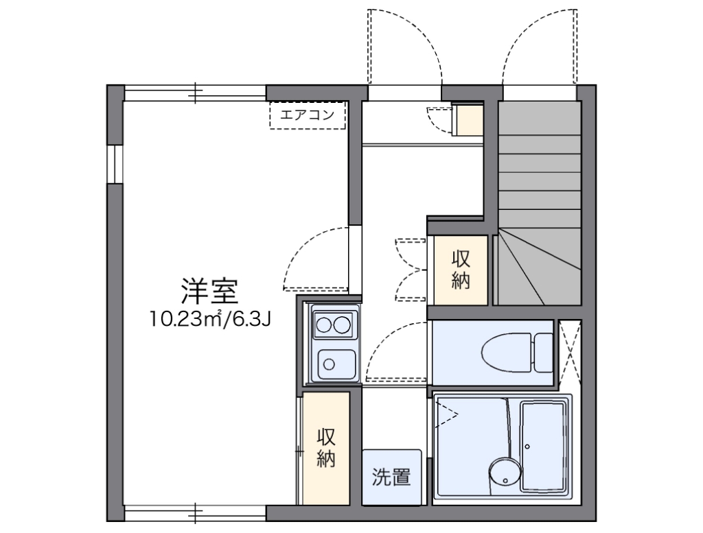 レオネクストシオン北沢 間取り図