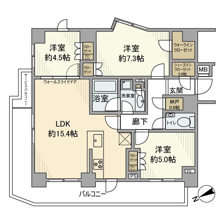 クレアホームズ永福町耀の邸 間取り図