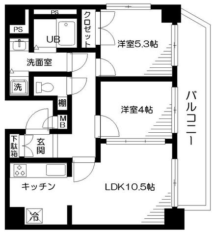 ウーノグランデ中野 間取り図