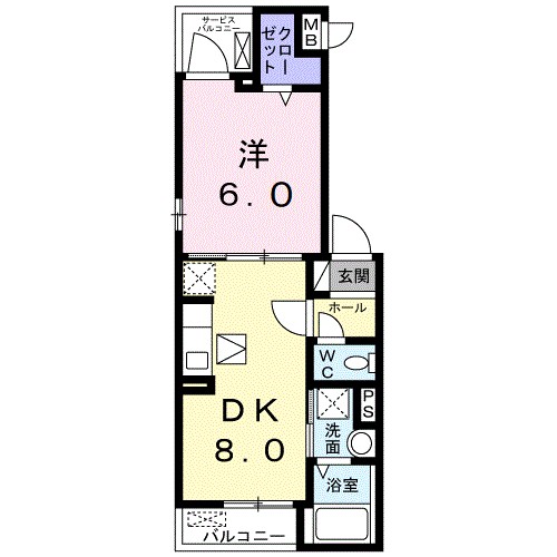 レジデンス　マイ 間取り図