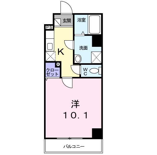 目白シティ 201号室 間取り