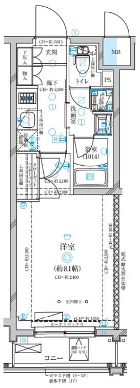 ディアレイシャス下高井戸 間取り図