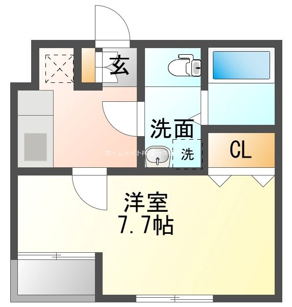 メゾンデール 間取り図