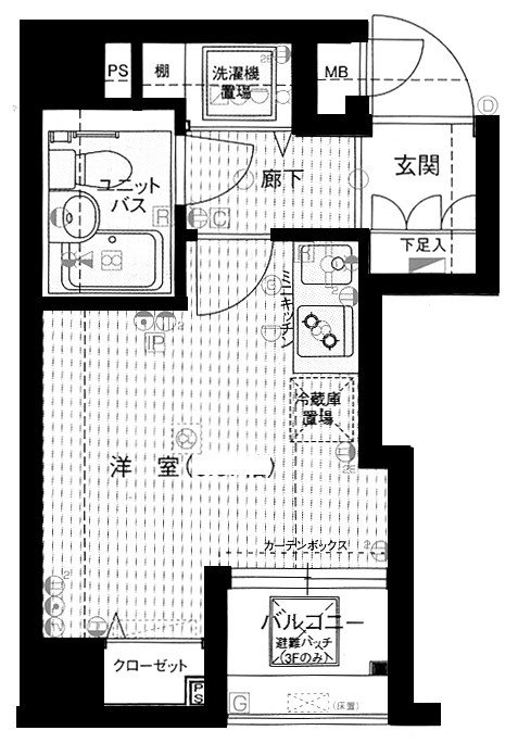 メインステージ青山 間取り図