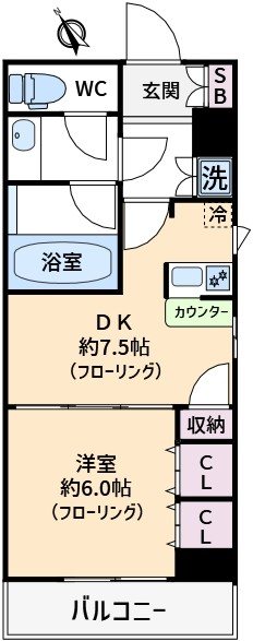 デュオ・スカーラ赤坂  間取り図