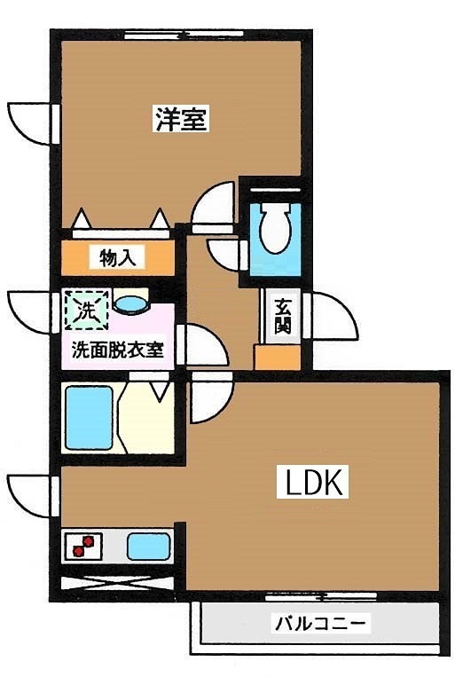 ＦＬＡＸ鷹番 301号室 間取り