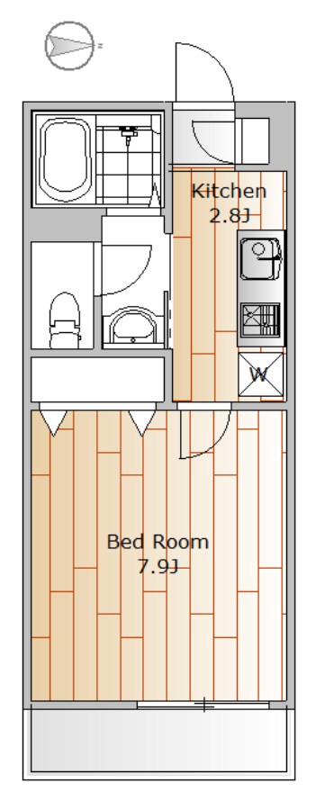 プルミエール鷹番 間取り図