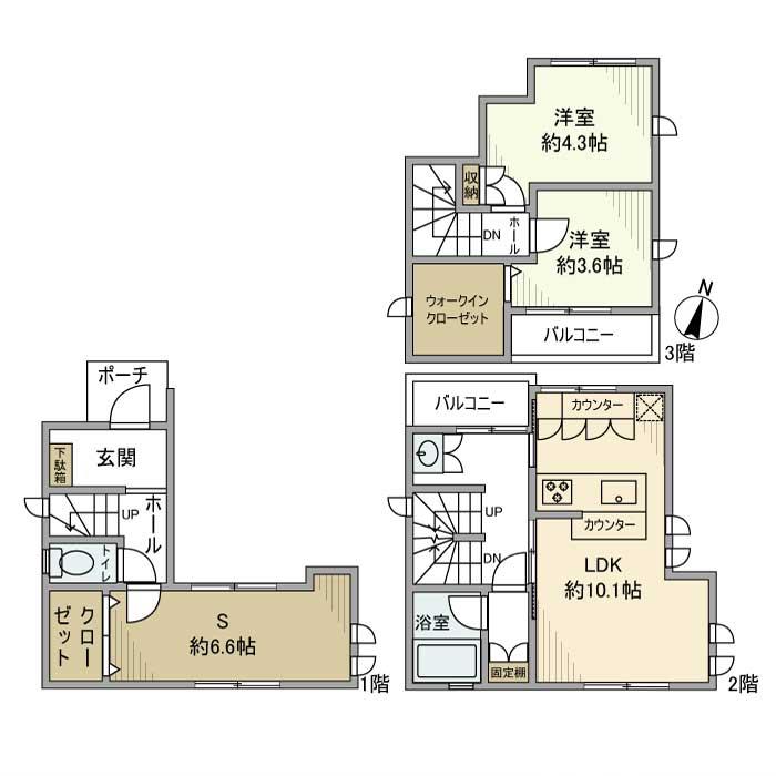 高松戸建 間取り図