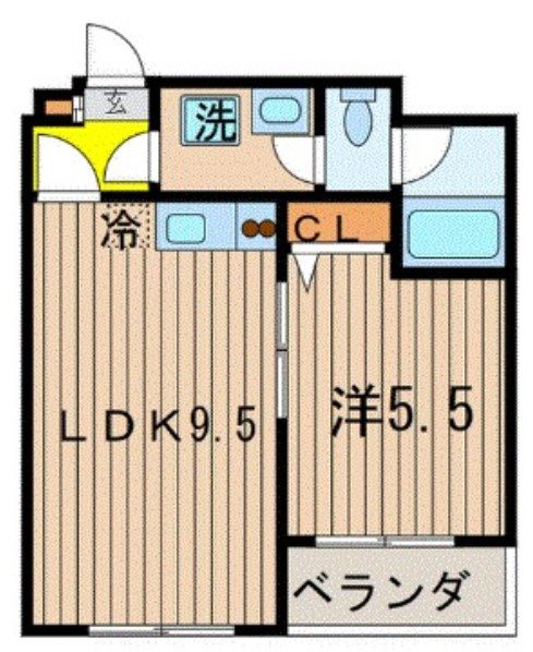 プラザ南大井 間取り図