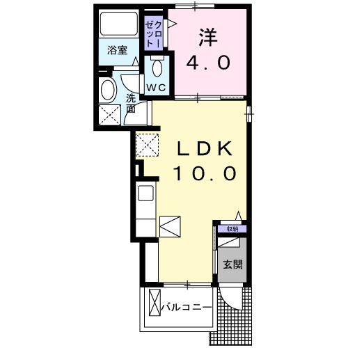 カメリア上北沢 間取り図