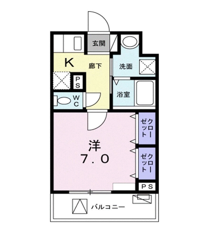 シャルフィー 間取り図